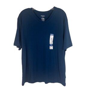 Arizona Short Sleeve Tshirt Mens Large Blue Vneck New Casual Everyday